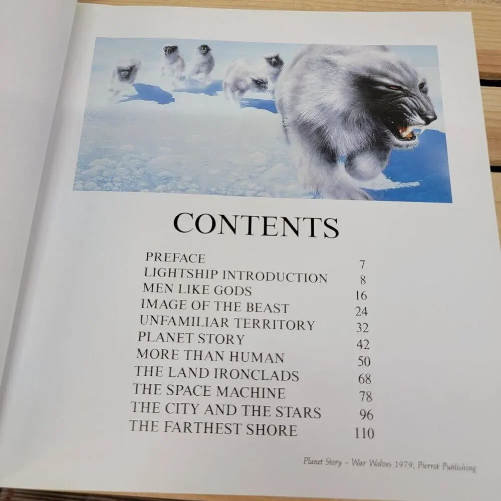 BOOK Lightship Jim Burns, Master of SF Illustration by Jim Burns (paperback)